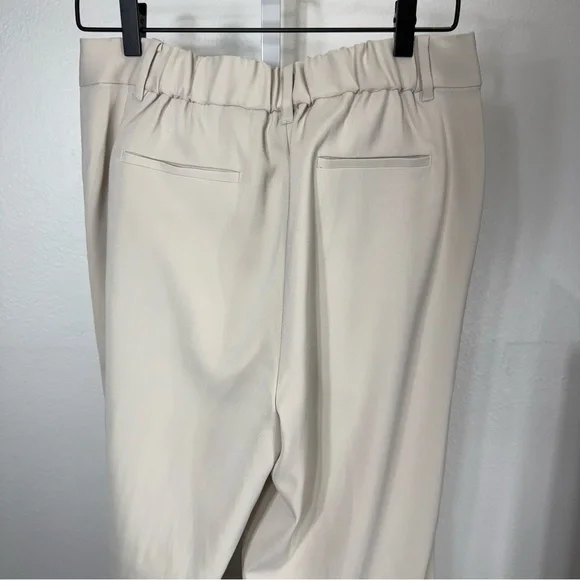 Quince Stretch Crepe Pleated Wide‎ Leg Pants Sand size 8 - Picture 8 of 10